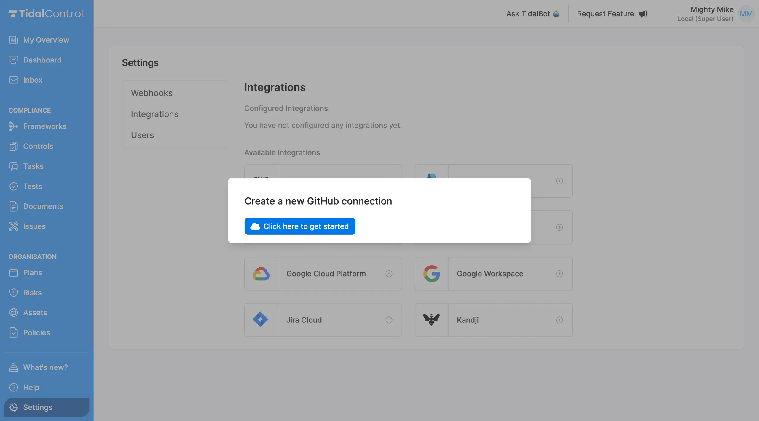 GitHub-integratie toevoegen